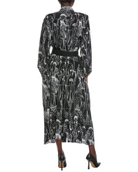 Akris Silk Midi Dress