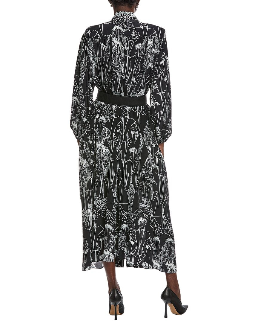 Akris Silk Midi Dress