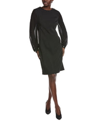 Akris Silk-Blend Midi Dress