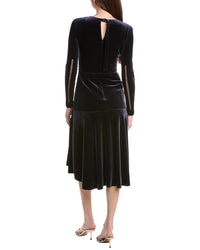 Akris Silk-Blend Midi Dress