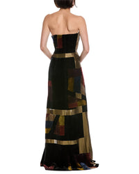 Akris Velvet Silk-Blend Maxi Dress