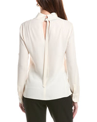 Akris Akris Long Sleeve Silk Top