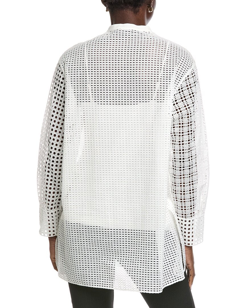 Akris Eyelet Top