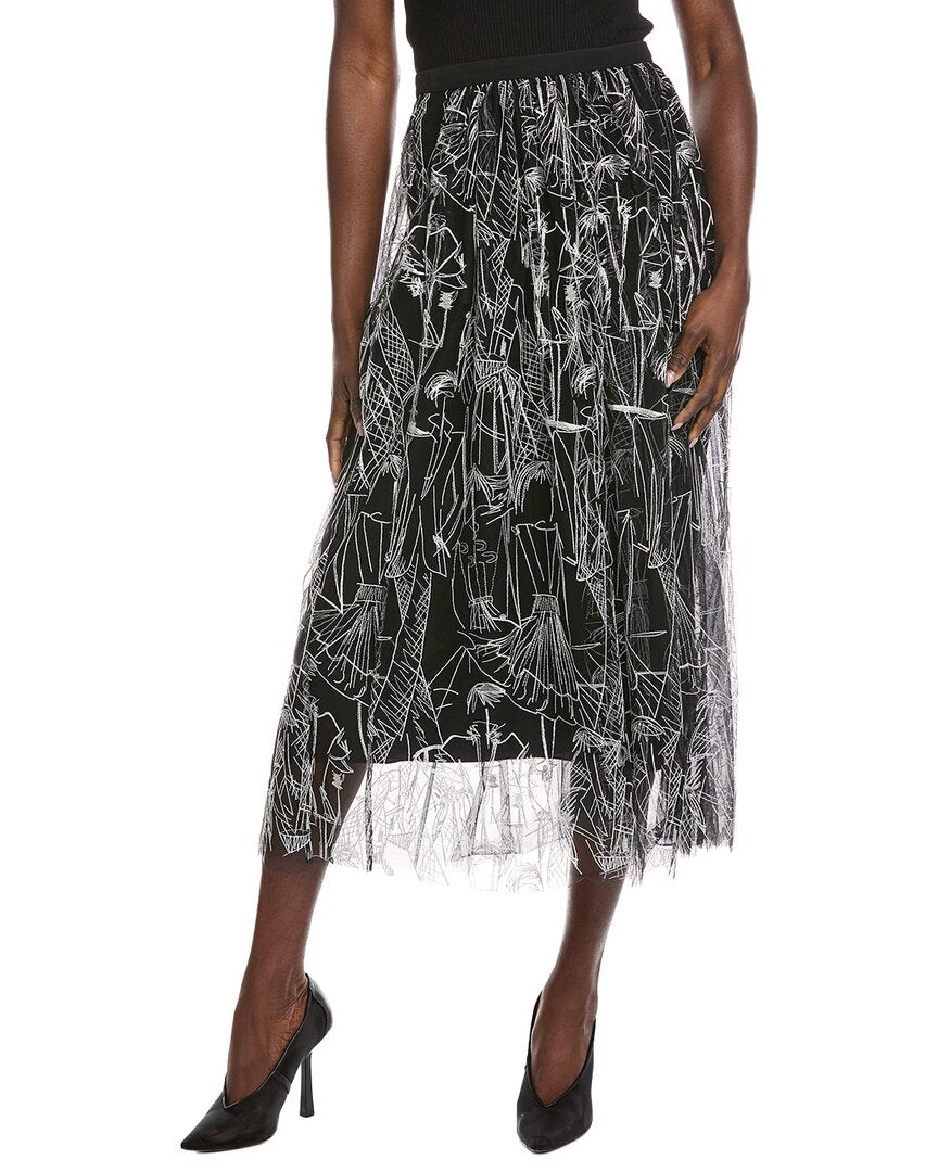 Akris Leather Skirt