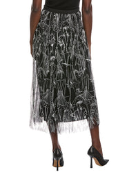 Akris Leather Skirt