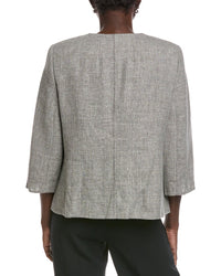 Akris Anais Linen & Wool-Blend Jacket