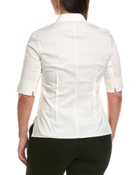Akris Akris Embroidered Collar Blouse