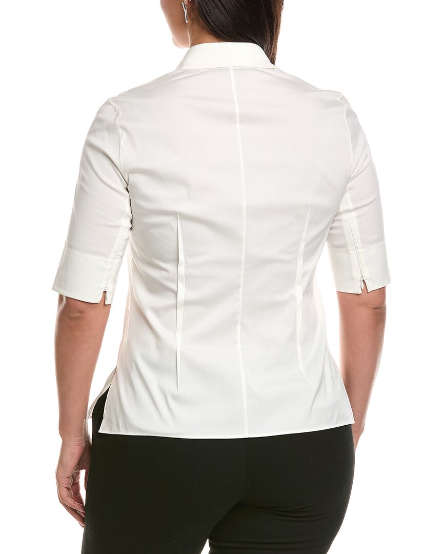 Akris Akris Embroidered Collar Blouse