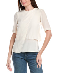 Akris Akris Silk Solid Blouse