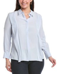 Akris Akris Ruffle Silk Top