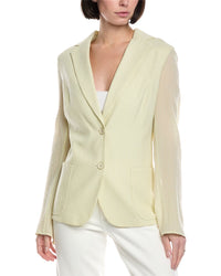Akris Nash Wool & Silk-Blend Blazer