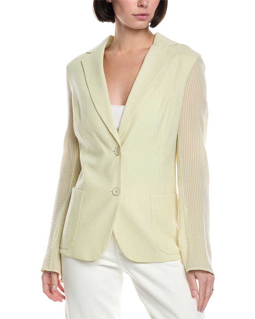 Akris Nash Wool & Silk-Blend Blazer