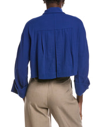 Akris Maela Wool Crop Top