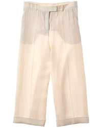 Akris Akris Florella Linen & Wool-Blend Pant