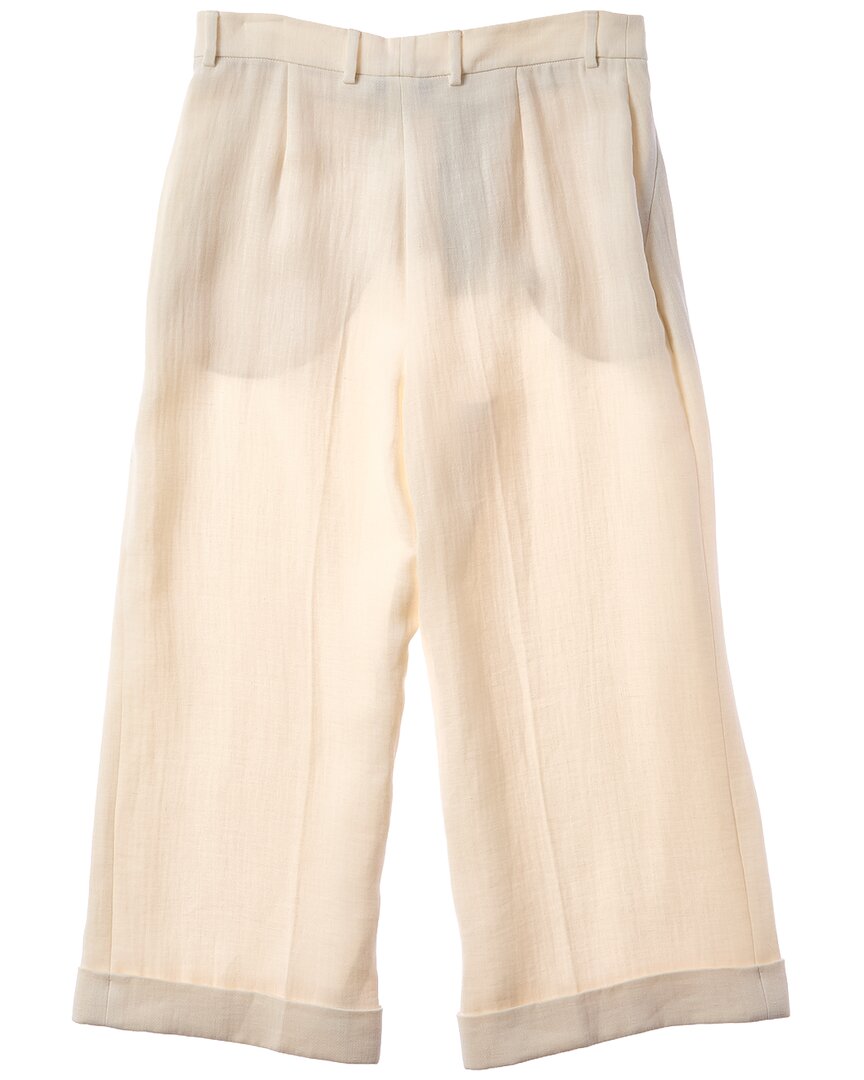 Akris Akris Florella Linen & Wool-Blend Pant