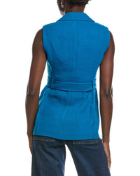 Akris Georgia Linen & Wool-Blend Waistcoat