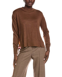 Akris Mixed Media Linen, Cashmere, & Silk-Blend Top
