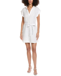 Bella Dahl Belted Tunic Linen Shirtdress