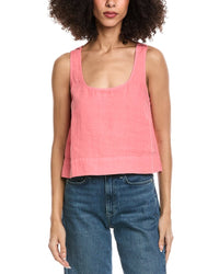 Bella Dahl Scoop Neck Linen Tank