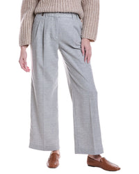 Peserico Pleated Wool-Blend Pant