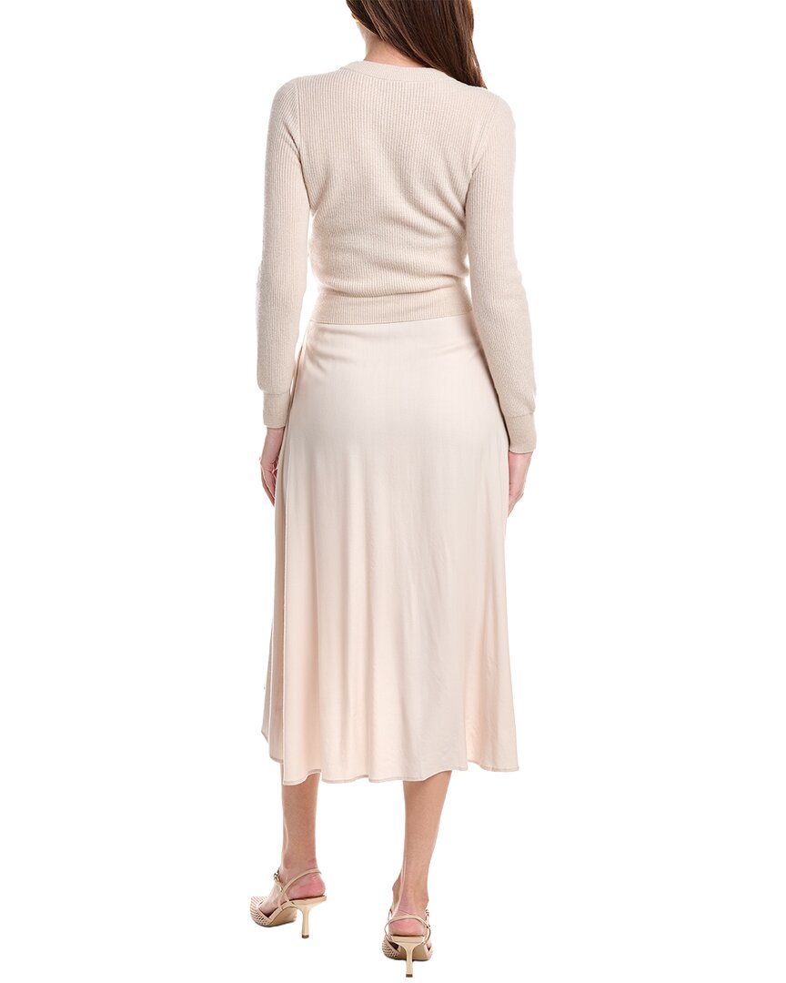 Peserico Wool, Silk, & Cashmere-Blend Midi Dress