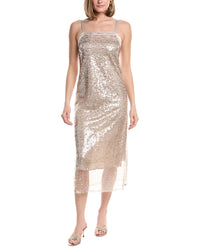 Peserico Silk-Blend Midi Dress