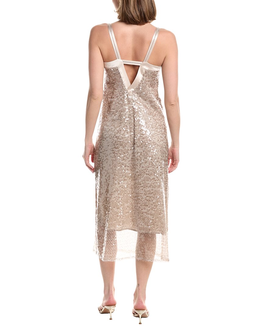 Peserico Silk-Blend Midi Dress