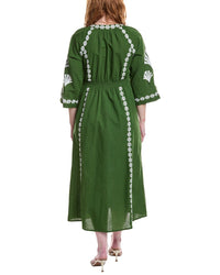 Jude Connally Clementine Linen-Blend Maxi Dress