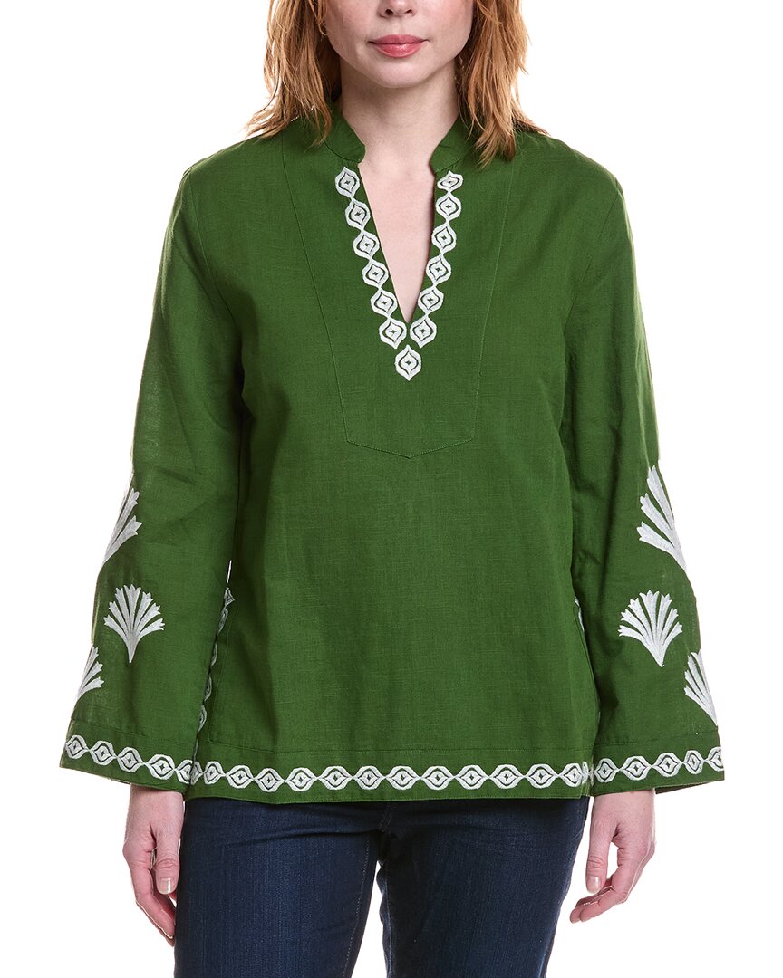 Jude Connally Elyce Linen-Blend Top