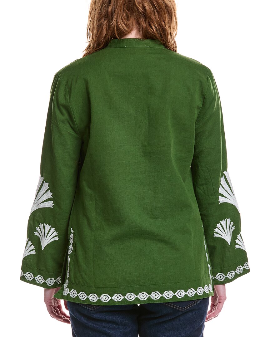 Jude Connally Elyce Linen-Blend Top