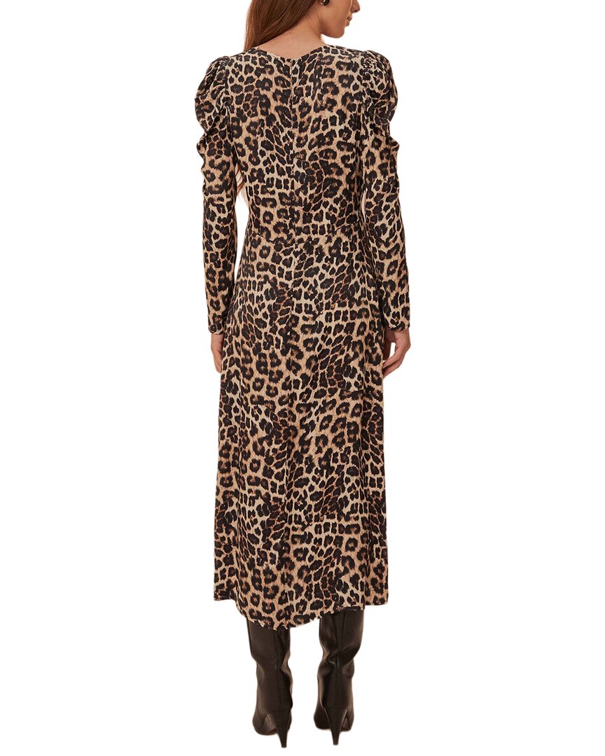 Farm Rio Natural Skin Cream Midi Dress