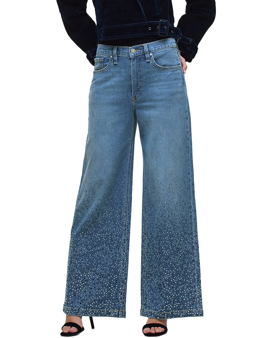 Hudson Jeans Jodie Crystal Blue Wide Leg Jean