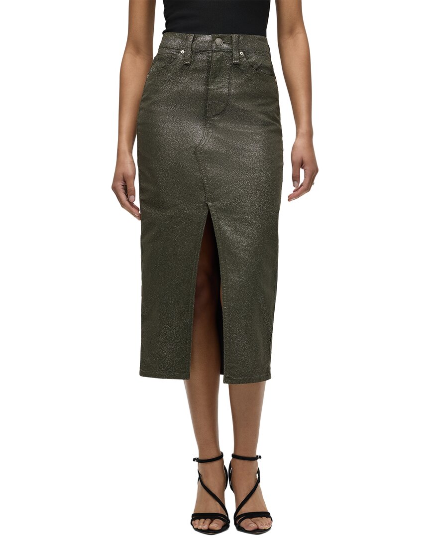 Hudson Jeans Reconstructed Midi Skirt