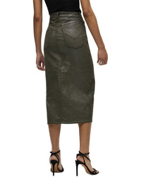 Hudson Jeans Reconstructed Midi Skirt