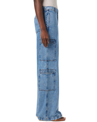 Hudson Jeans Cargo Sandlot Wide Leg Jean