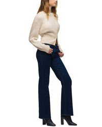 Hudson Jeans Lizbeth Front Zip Wool-Blend Sweater