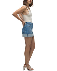 Hudson Jeans Cuff Mini Skirt