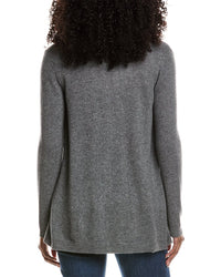 Sofiacashmere Drape Wool & Cashmere-Blend Cardigan