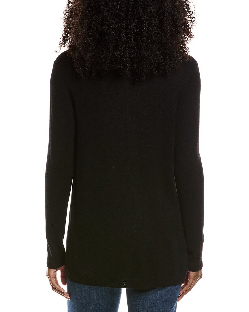 Sofiacashmere Drape Wool & Cashmere-Blend Cardigan
