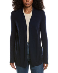 Sofiacashmere Drape Wool & Cashmere-Blend Cardigan