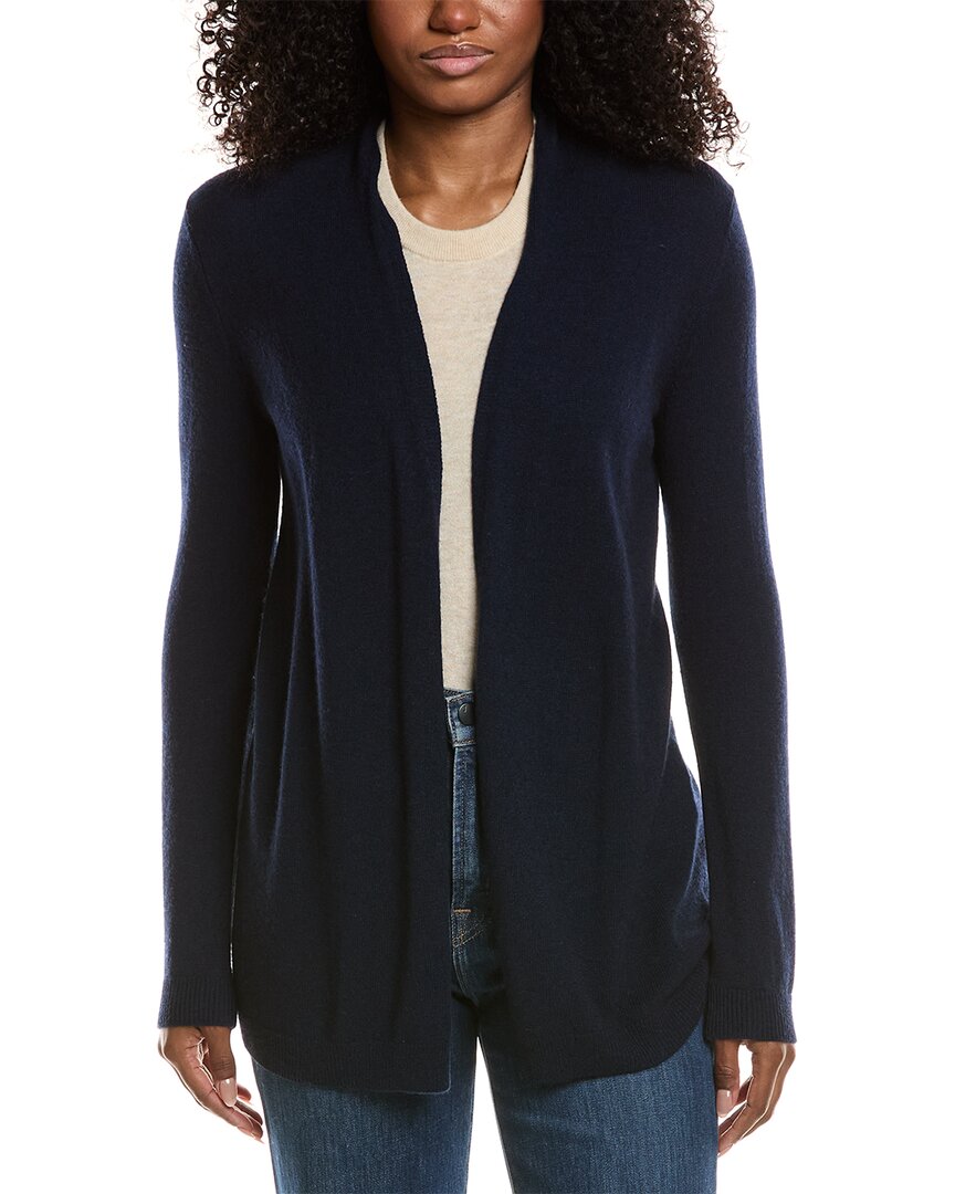 Sofiacashmere Drape Wool & Cashmere-Blend Cardigan