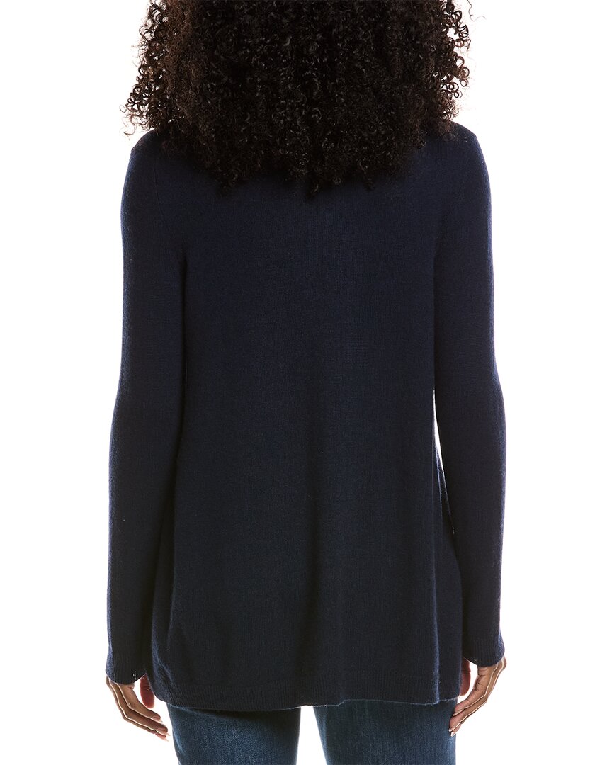 Sofiacashmere Drape Wool & Cashmere-Blend Cardigan