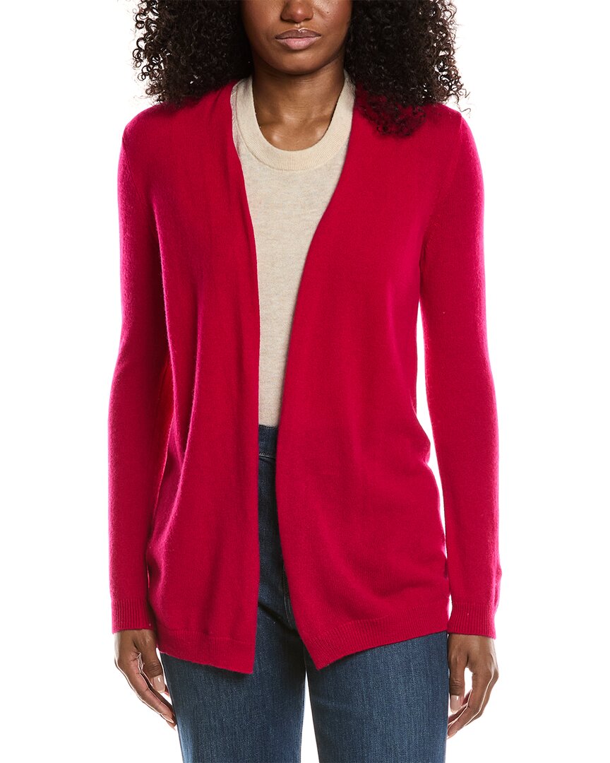 Sofiacashmere Drape Wool & Cashmere-Blend Cardigan