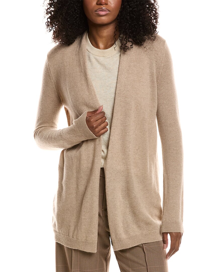 Sofiacashmere Drape Wool & Cashmere-Blend Cardigan