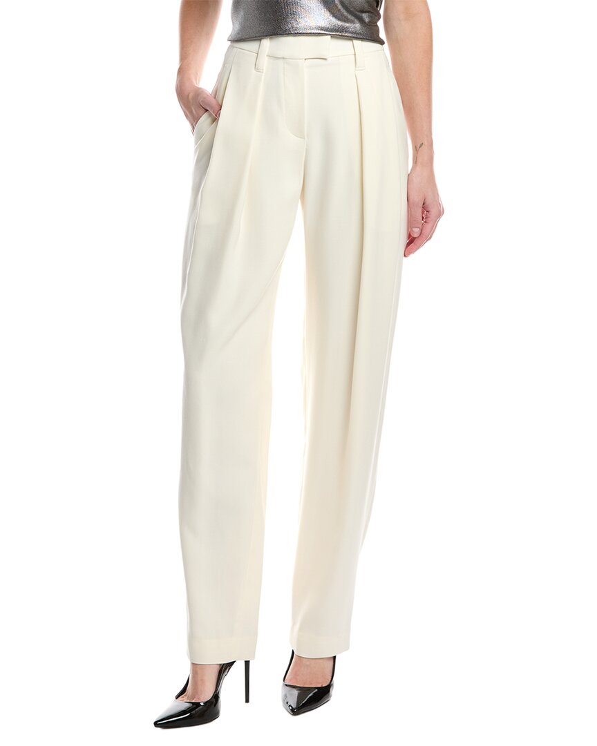 Brunello Cucinelli Pleated Wool-Blend Pant