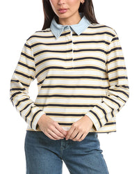 RD STYLE Rd Style Nadine Denim Polo Shirt