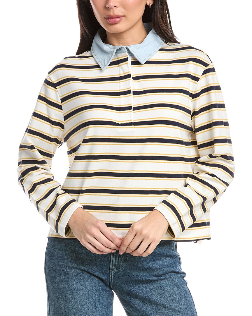 RD STYLE Rd Style Nadine Denim Polo Shirt