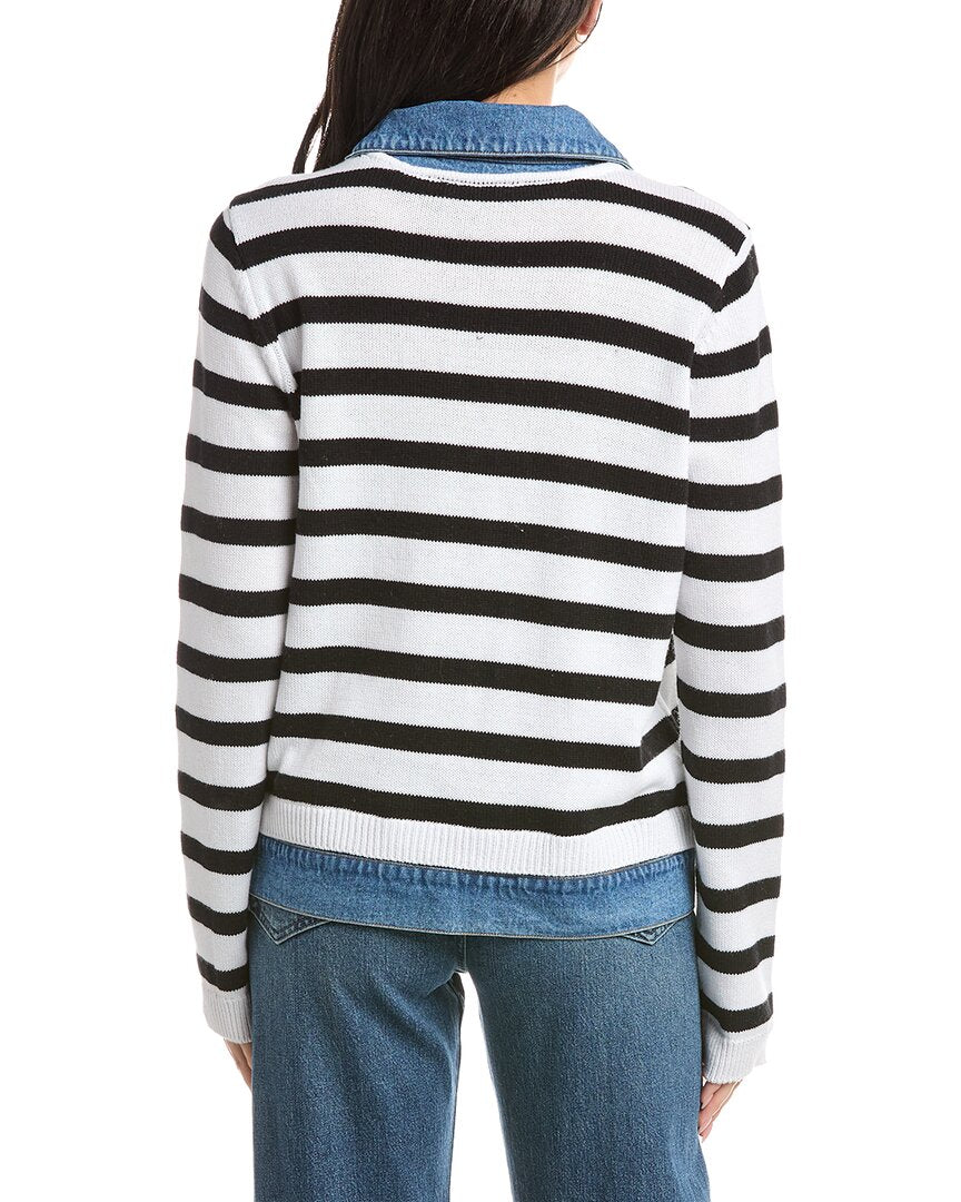 Rd Style Amorie Denim Combo Cardigan