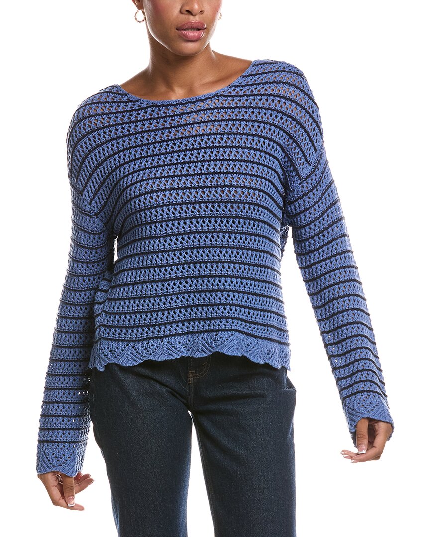 RD STYLE Rd Style Nessa Long Sleeve Boatneck Pullover