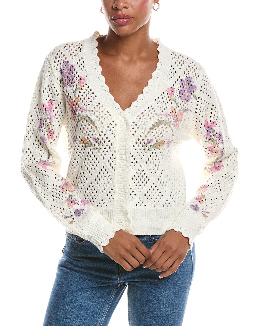 RD STYLE Rd Style Chryseis Long Sleeve V Neck Cardigan